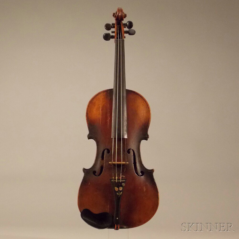 Appraisal: German Violin labeled ANTONIUS STRADIVARIUS length of back mm Estimate