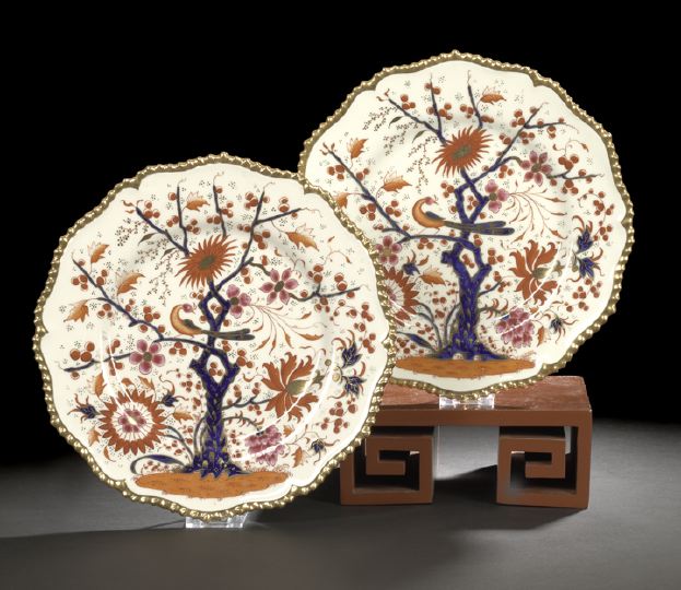 Appraisal: Fine Pair of Worcester Flight Barr and Barr Period Porcelain