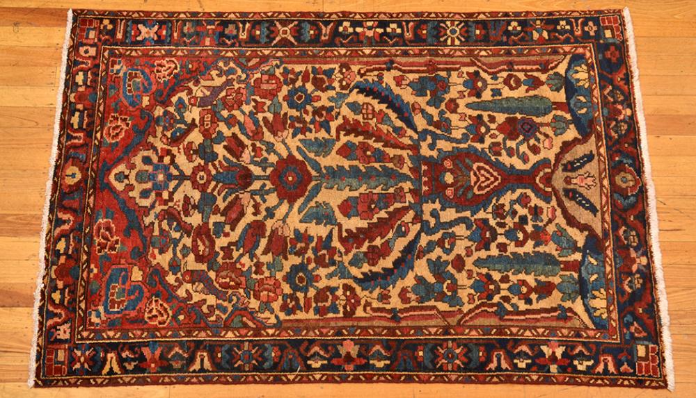 Appraisal: OLD BAKHTIAR Circa s Hand spun wool all vegetable dyes