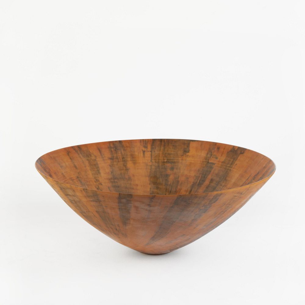 Appraisal: Ron Kent Translucent Wood Bowl Ron Kent b Translucent Wood