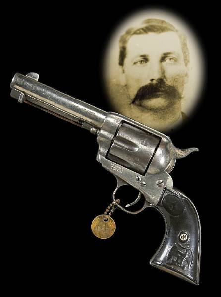 Appraisal: A Colt single action army revolver attributed to outlaw Bill