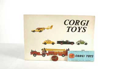 Appraisal: A group of which includes Corgi Toys colour book by