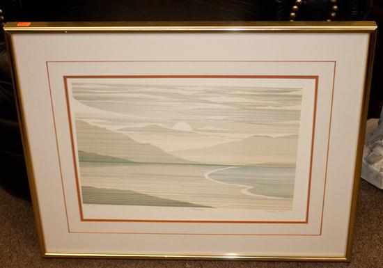 Appraisal: Continental School th century Tiberius impressionistic screenprint signed lr framed