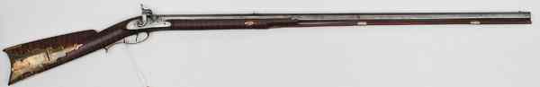 Appraisal: Half-Stock Percussion Rifle cal '' octagonal barrel forward action percussion