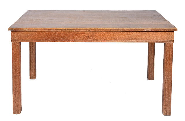 Appraisal: Gordon Russell of Broadway oak tablecirca the rectangular top on