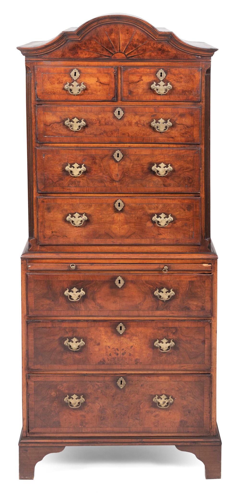 Appraisal: DIMINUTIVE ENGLISH CHEST-ON-CHEST EARLY TH CENTURY HEIGHT WIDTH DEPTH DIMINUTIVE