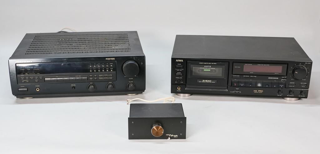 Appraisal: pieces of Marantz and Aiwa stereo equipment Late th Century