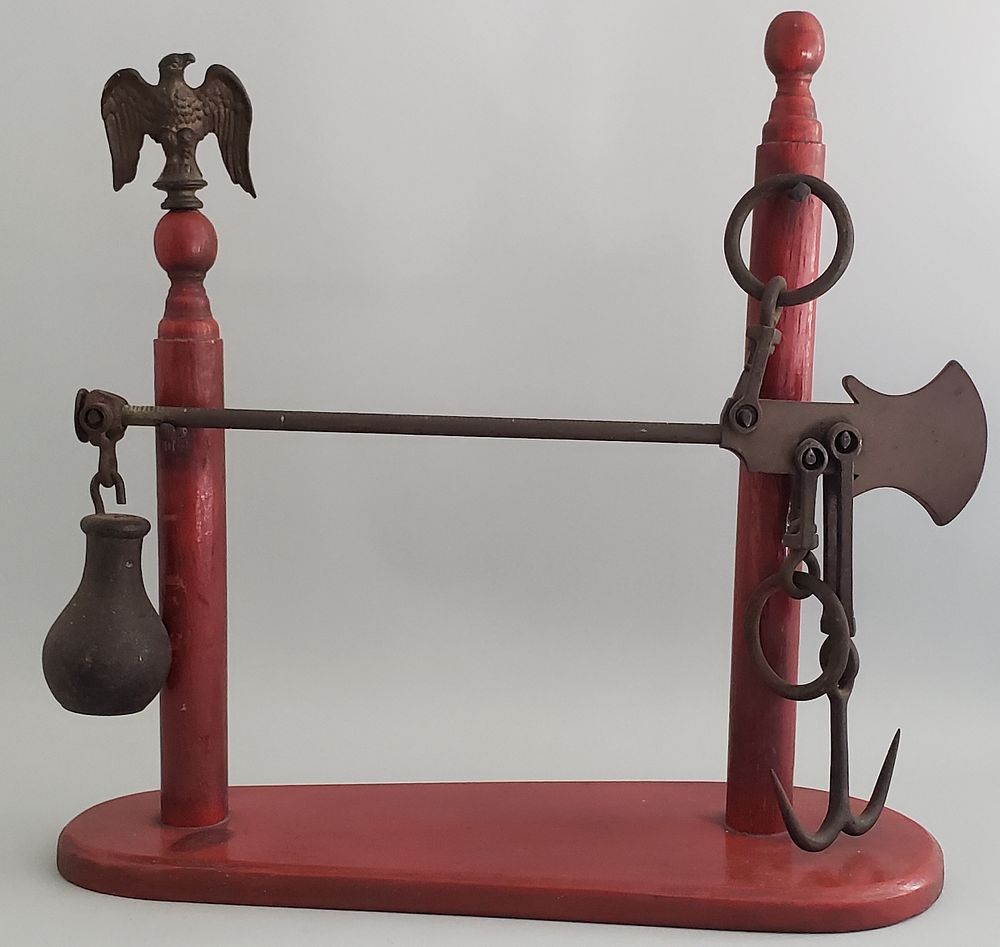 Appraisal: J S Trowbridge Co Antique Steelyard Balance Scale J S