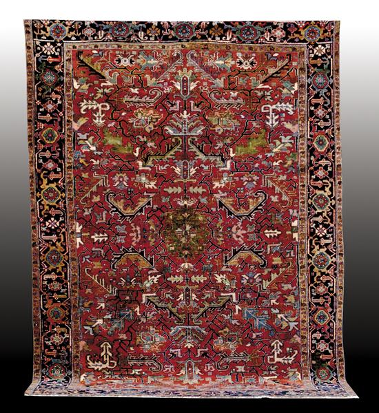 Appraisal: Persian Heriz carpet circa s ' x '