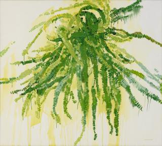 Appraisal: KATHLEEN KAY WILSON American th century Light Fern Oil on