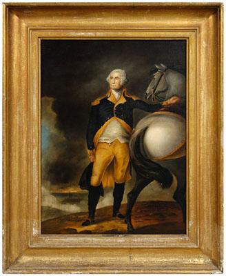 Appraisal: Washington after Gilbert Stuart George Washington at Dorchester Heights circa