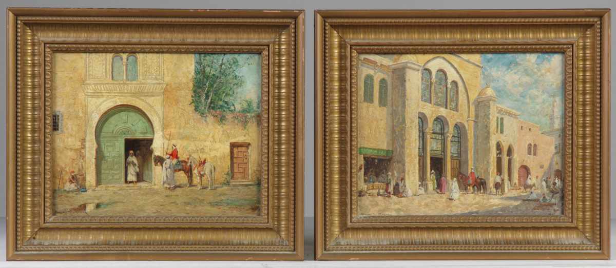 Appraisal: A Pair of Paintings by Addison Thomas Millar American -