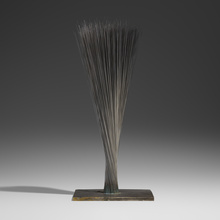 Appraisal: Harry Bertoia UNTITLED SPRAY USA c stainless steel wire silver-plated