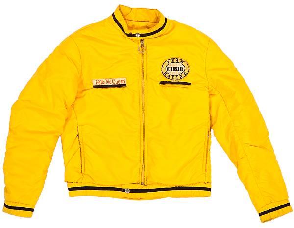 Appraisal: A Cibie Team Racing jacket with Neile McQueen's name embroidered