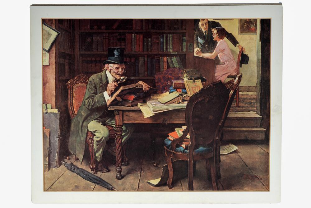 Appraisal: NORMAN ROCKWELL - THE BOOK OF ROMANCE lithograph in color