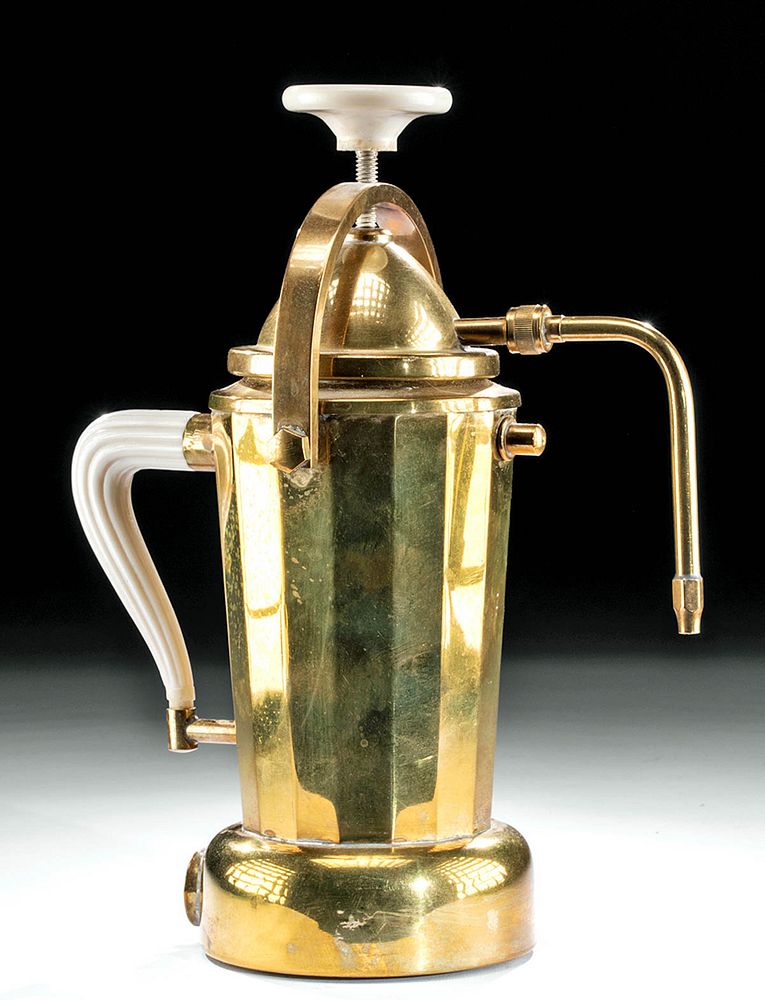 Appraisal: s Italian Brass Espresso Maker - Bialetti Europe Italy ca