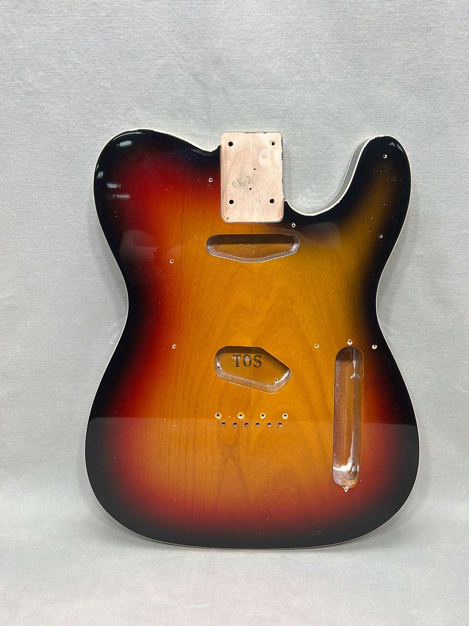 Appraisal: Vintage Sunburst Telecaster bodyVintage Sunburst Telecaster body light wear body