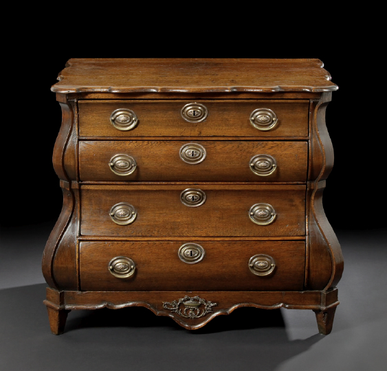 Appraisal: Dutch Oak Chest fourth quarter th century the rectangular top