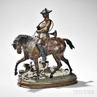 Appraisal: After Pierre-Jules M ne French - Bronze Figure of a