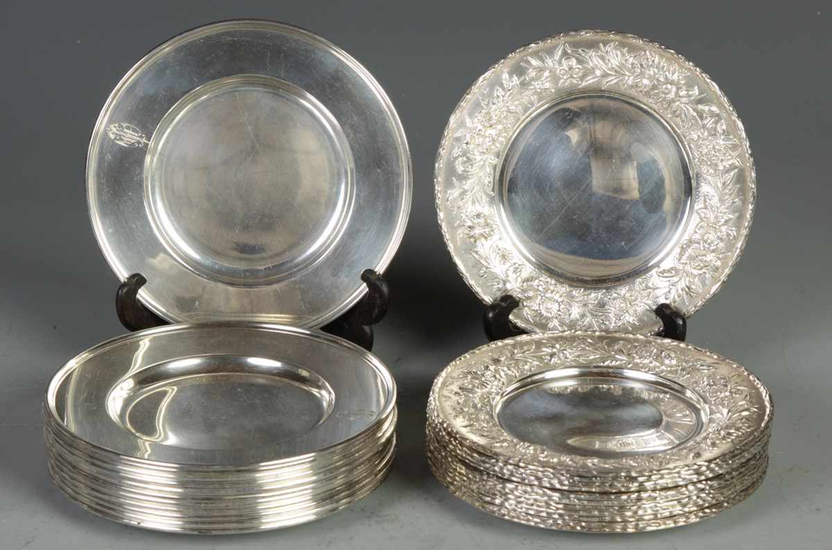 Appraisal: Gorham S Kirk Sons Sterling Luncheon Plates Gorham S Kirk