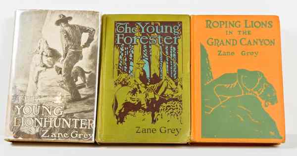 Appraisal: Zane Grey Books for Young Readers Lot of Grey Zane