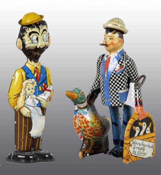 Appraisal: Lot of Tin Marx Character Wind-Up Toys Description American Both