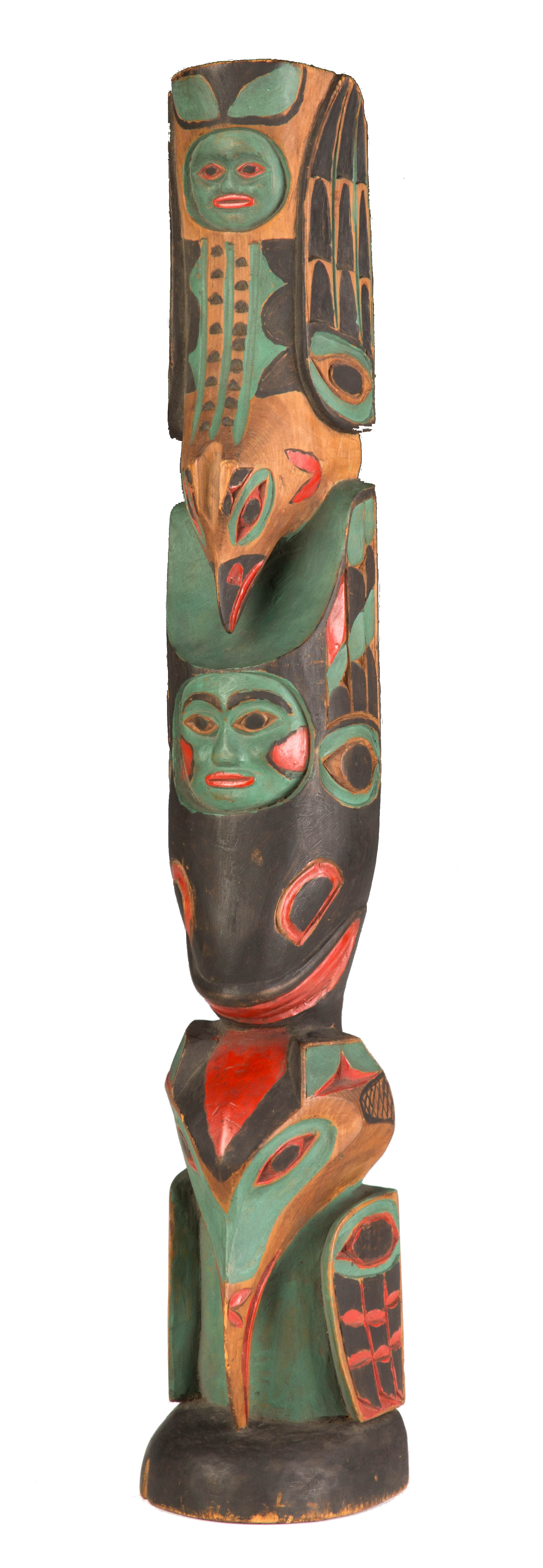 Appraisal: North West Coast Totem Pole Early th century