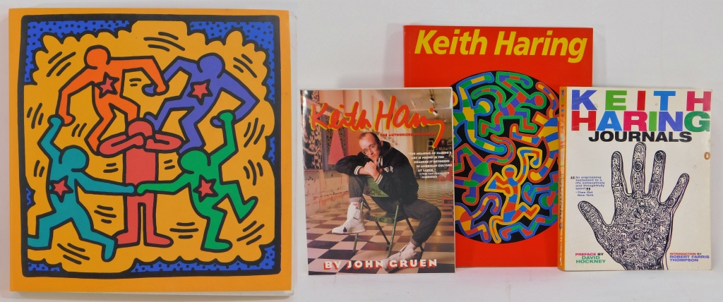 Appraisal: KEITH HARING POP SHOP POSTCARD PRINT BOOK SET New York