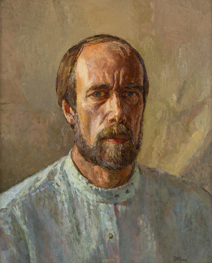 Appraisal: NIKOLAI KOZLOV RUSSIAN B NIKOLAI KOZLOV RUSSIAN B Self Portrait