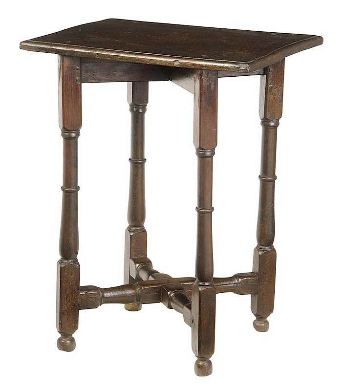 Appraisal: Rare Early Southern William and Mary Table attributed to eastern