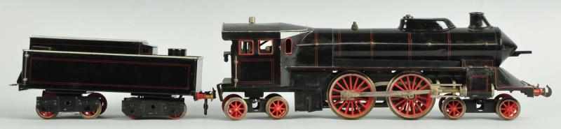 Appraisal: Bing Gauge Live Steam Windcutter Loco Tender Description German Locomotive