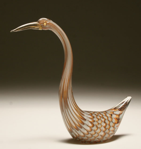 Appraisal: Murano glass bird figure in the style of Dino Martens