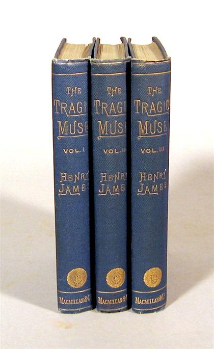 Appraisal: vols Henry James The Tragic Muse London Macmillan First edition