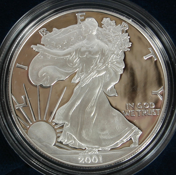 Appraisal: Five US Mint American Silver Eagle oz Proof Coins