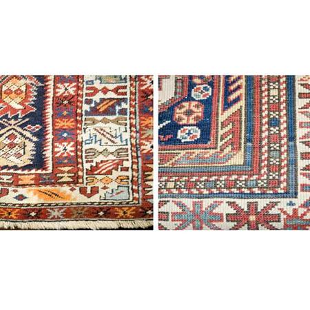 Appraisal: Two Caucasian Rugs Estimate -