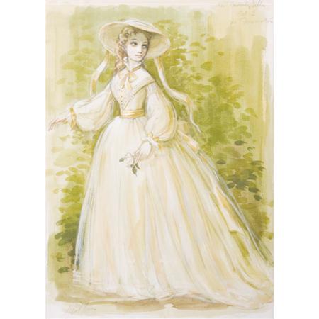 Appraisal: Carl Toms British - Costume Design for Beverly Sills in