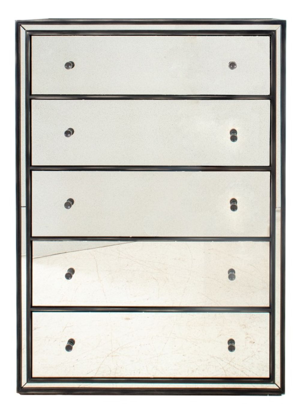 Appraisal: HOLLYWOOD REGENCY STYLE STRAND MIRRORED CHEST Hollywood Regency style Modern