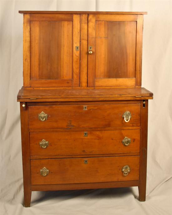 Appraisal: A th C Walnut Diminutive Country Plantation Desk having a