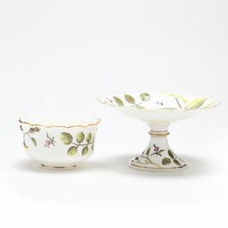 Appraisal: Royal Worcester The Blind Earl Serving Bowl and Compote late