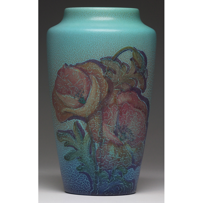 Appraisal: Exceptional Rookwood vase shouldered shape in a beautifully fired matt