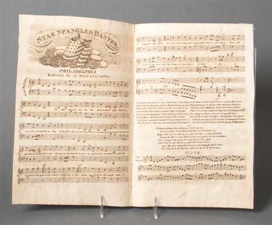 Appraisal: Star-Spangled Banner F S Key ''Star-Spangled Banner'' Philadelphia A Co