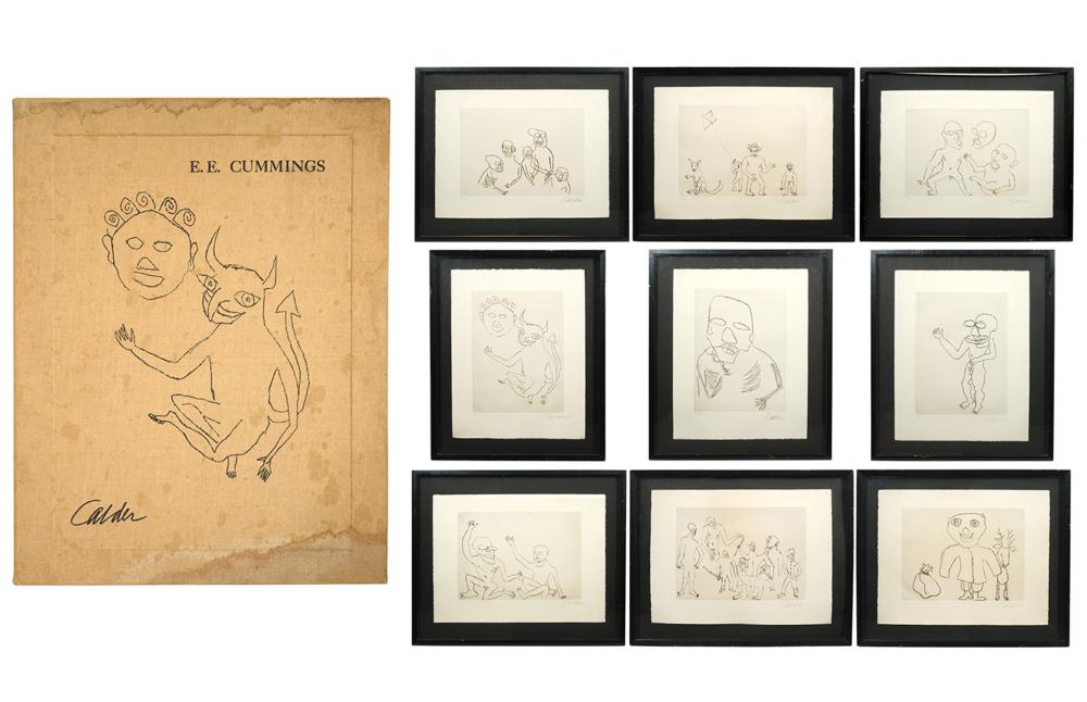 Appraisal: ALEXANDER CALDER ETCHINGS 'SANTA CLAUS' BOOKAlexander Calder American - Boxed