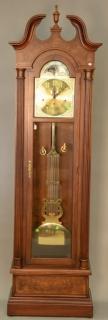 Appraisal: Sligh tall clock with three brass weights and large brass