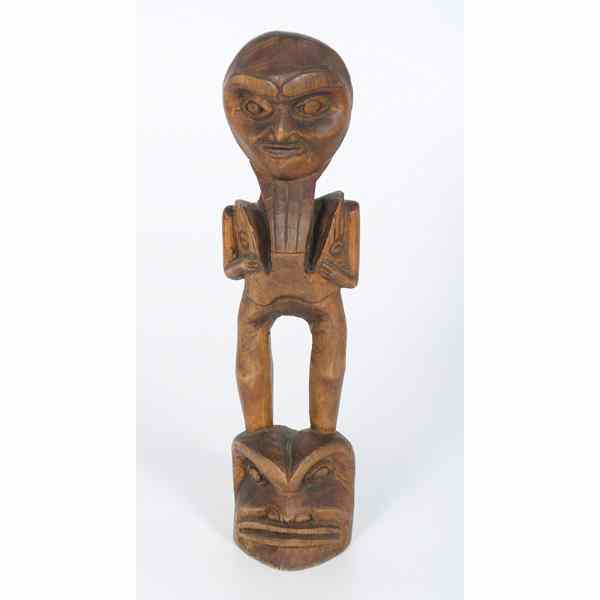 Appraisal: Northwest Coast Strong Man Carving carved of a single piece