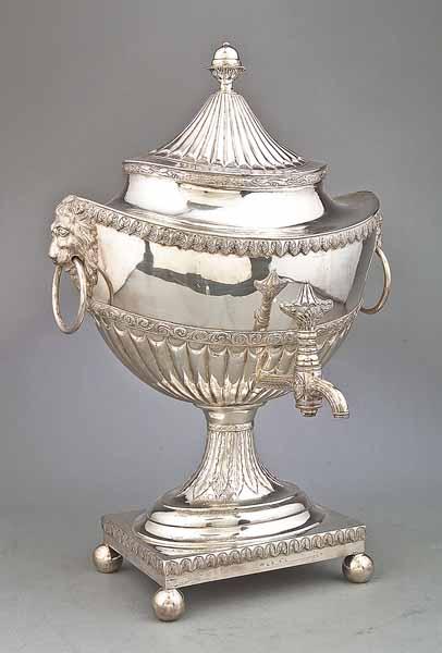 Appraisal: A Fine Scottish George III Sterling Silver Hot Water Urn