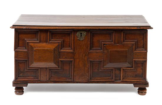 Appraisal: Sale Lot A Charles II Oak Coffer late th early