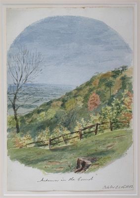 Appraisal: English School - Landscape studies most dated and inscribed All