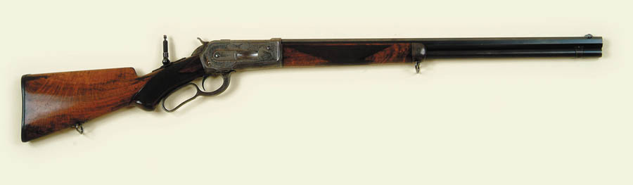 Appraisal: RARE SPECIAL ORDER ENGRAVED WINCHESTER MODEL LEVER ACTION RIFLE Cal