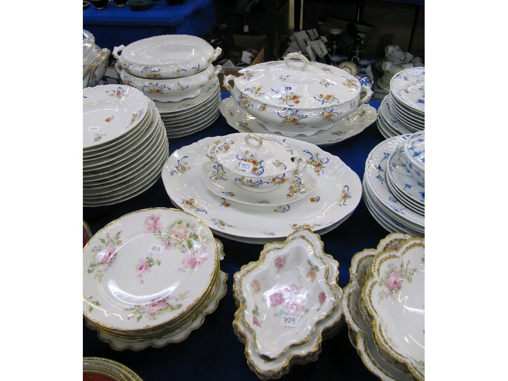 Appraisal: Lot comprising a Limoges part dinner set and another French