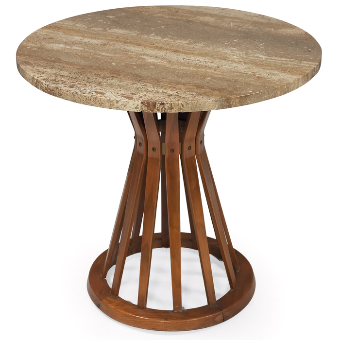 Appraisal: Edward Wormley ''Sheaf of Wheat'' occasional table by Dunbar round